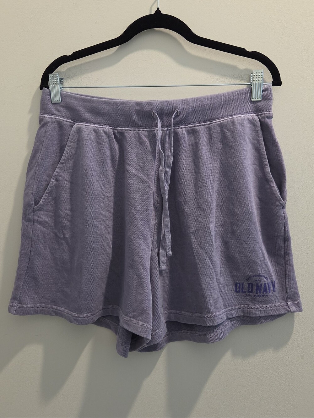 Purple Periwinkle Old Navy Sweat Shorts Comfy Cozy Relaxation